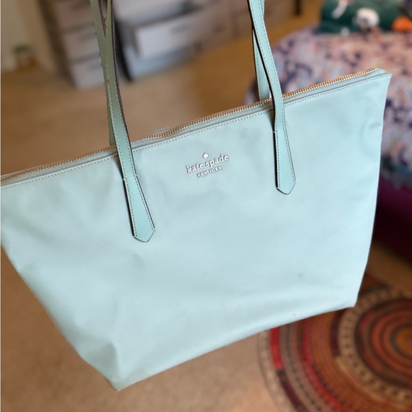 Kate Spade Soft Blue Tote Bag - Picture 10 of 10